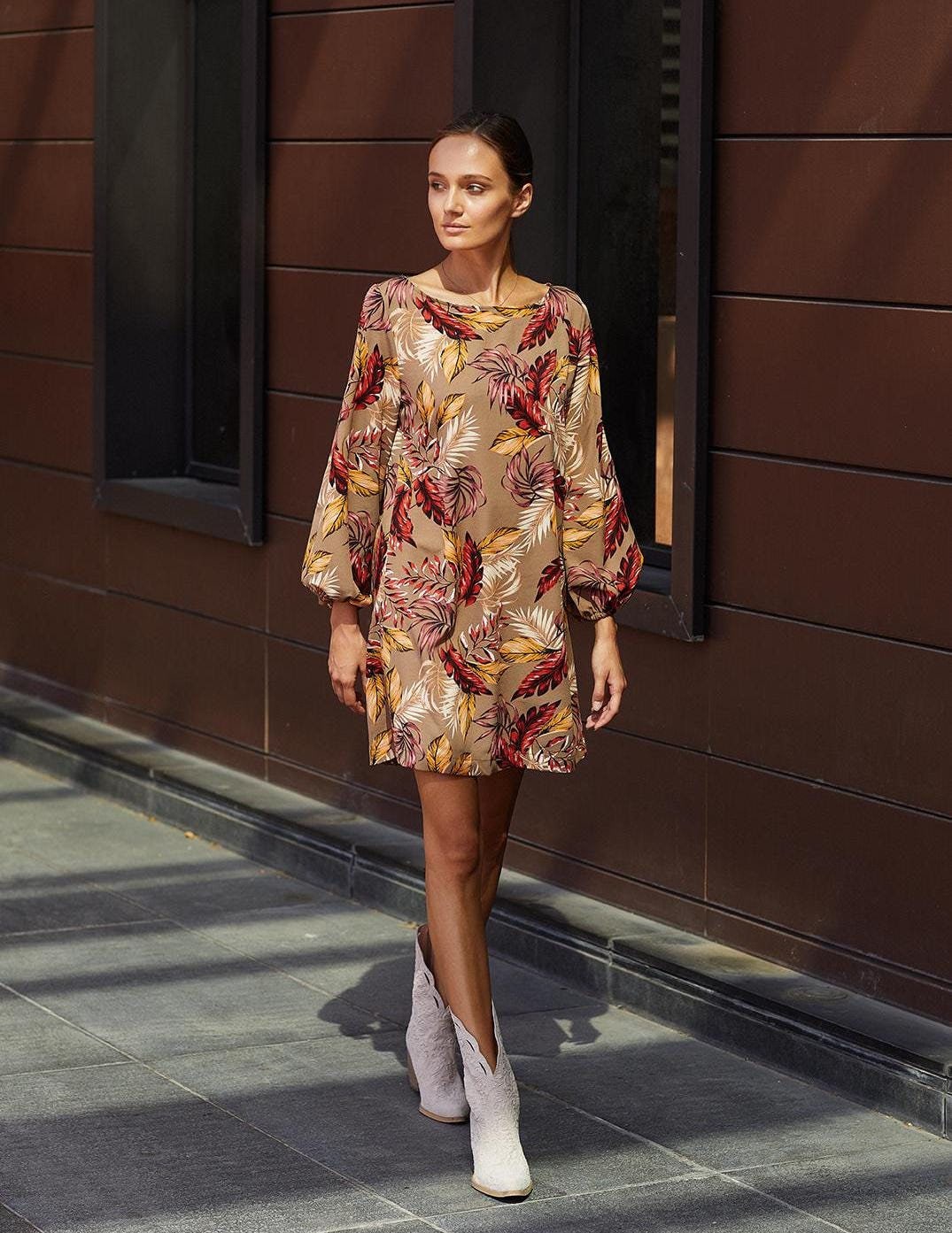 mini shift dress pattern Sasha Shift Dress PDF Sewing Pattern Sewing Patterns by Masin