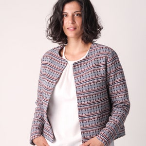 Jacket Pattern, PDF, Sizes 10-18, Sewing Pattern for Woman, Patron ...