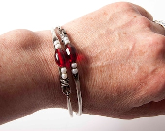 Pair of Moroccan Jewish earrings called 'Mfatel' from the North West of Morocco as bangles