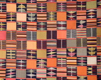 Superb Ewe kente woman’s cloth, Ghana  circa 1950