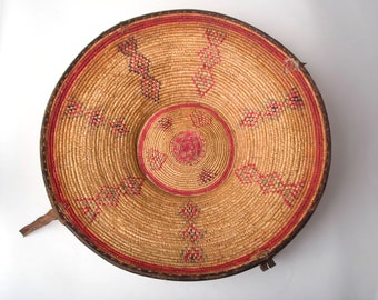 Rare Vintage Ethiopian Harari basket - large. Female heritage object
