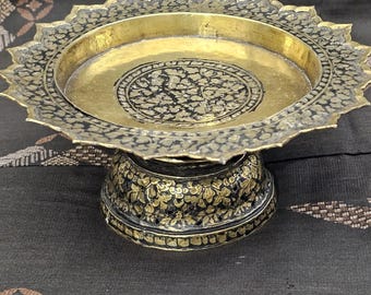 19th century gilt Thai dish Tok