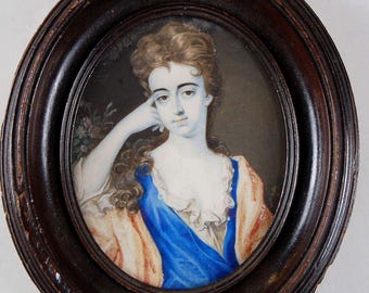 Baroque portrait of an unknown lady by Bernard Lens 111 c 1710