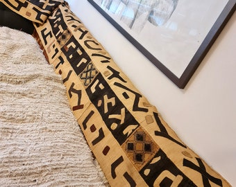 Sehr lange schöne Vintage Kuba Rinde Tuch Panel. Kongo