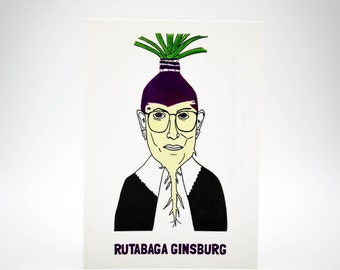 Rutabaga Ginsburg Postcard