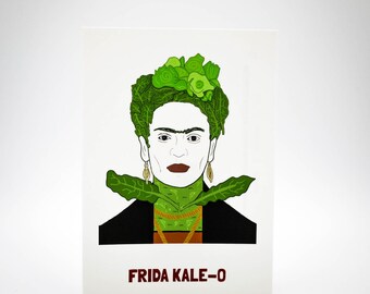 Frida Kale-o Postcard