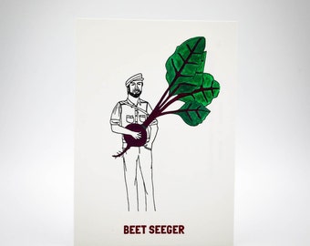 Beet Seeger Postcard