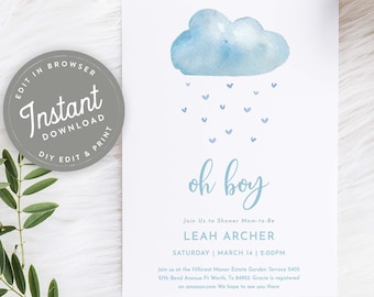 Cloud Baby Shower Etsy Cloud Baby Shower Etsy