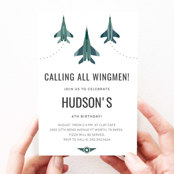 Jet Birthday Invitation Army Download, Planes Birthday Party Invitation, Army Birthday Party Invitation, 192