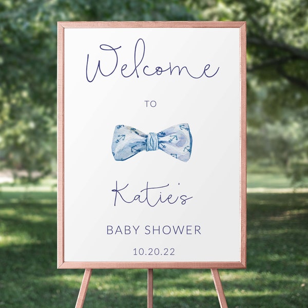 Little Man Baby Shower Welcome Sign Little Man Baby Shower, Editable Baby Shower Sign Printable, Instant Download, 152