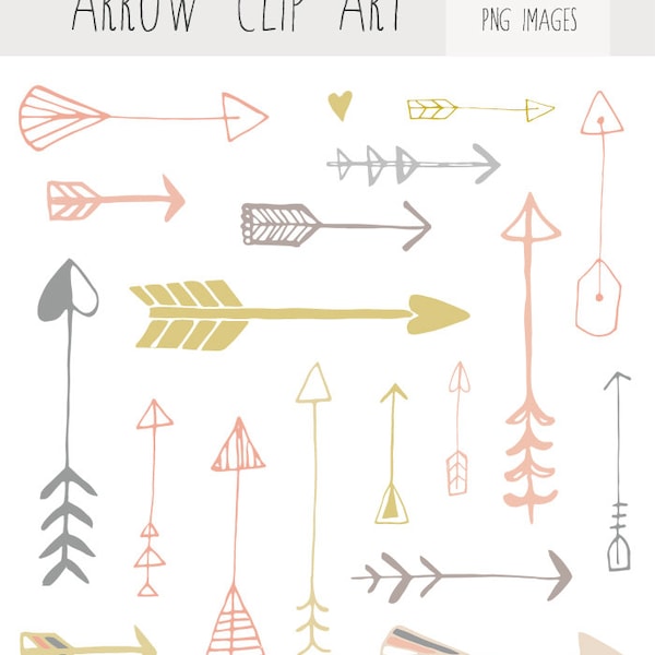 Hand Drawn Arrow Clip Art