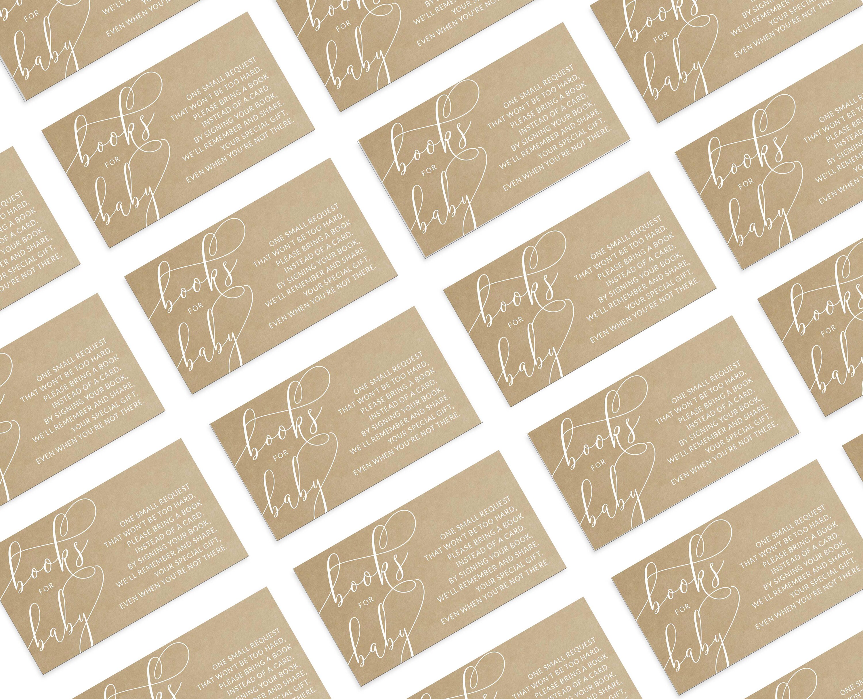 Book Request Baby Shower Book Request Card Insert Please - Etsy