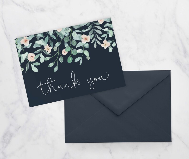 Baby Shower Thank You Card Printable Thank You Note Download | Etsy