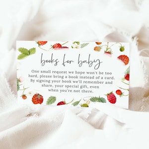 Boekverzoek voor zomerbabyshower, Aardbeienbabyshower Neem een boek mee in plaats van een kaart, Boeken voor baby PDF, 134