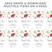Ladybug Birthday Favor Tag, Template Favor Tags, Ladybug Baby Shower ...