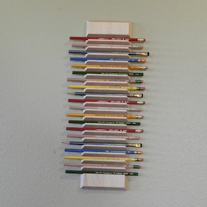 Wall Mount Pencil Display Maple