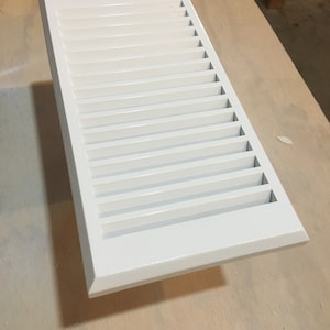 Wood Plate Rack Painted White