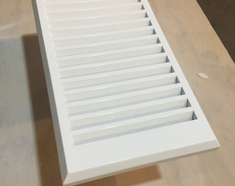 Wood Plate Rack Painted White