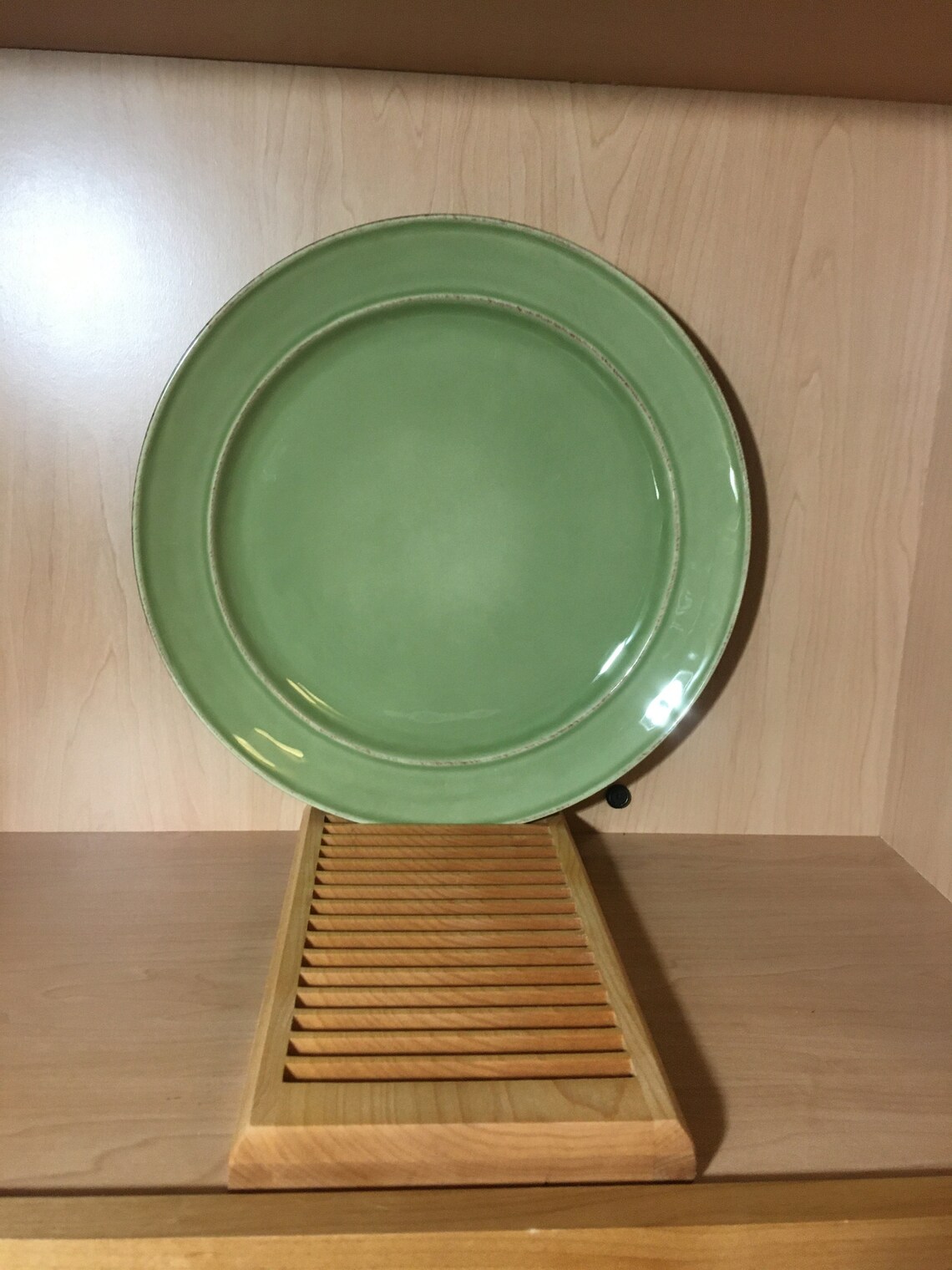 Plate Rackmaple Woodfor Vertical Plate Storage Etsy Canada