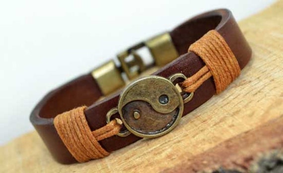 EXPRESS SHIPPING Men bracelet Men's leather bracelet