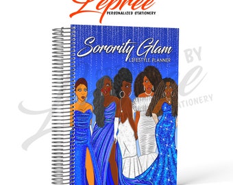 Zeta Phi Beta Inspired Planner, Sorority Planner, Undated 12-Month Planner