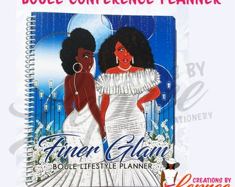 Zeta Phi Beta Inspired Planner, Boule Conference Planner, Sorority Planner