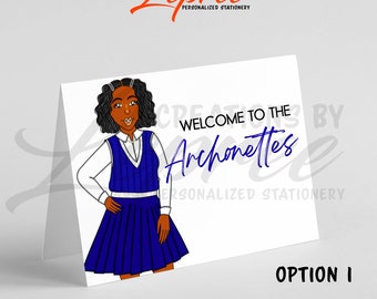 Personalized Archonette Welcome Cards, Welcome to Archonette Cards