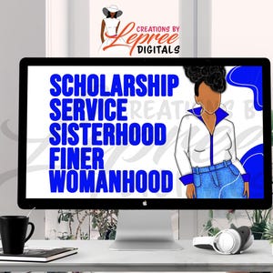 Zeta Phi Beta Sorority Desktop Wallpaper | Zeta Digital Wallpaper | Digital Art Background