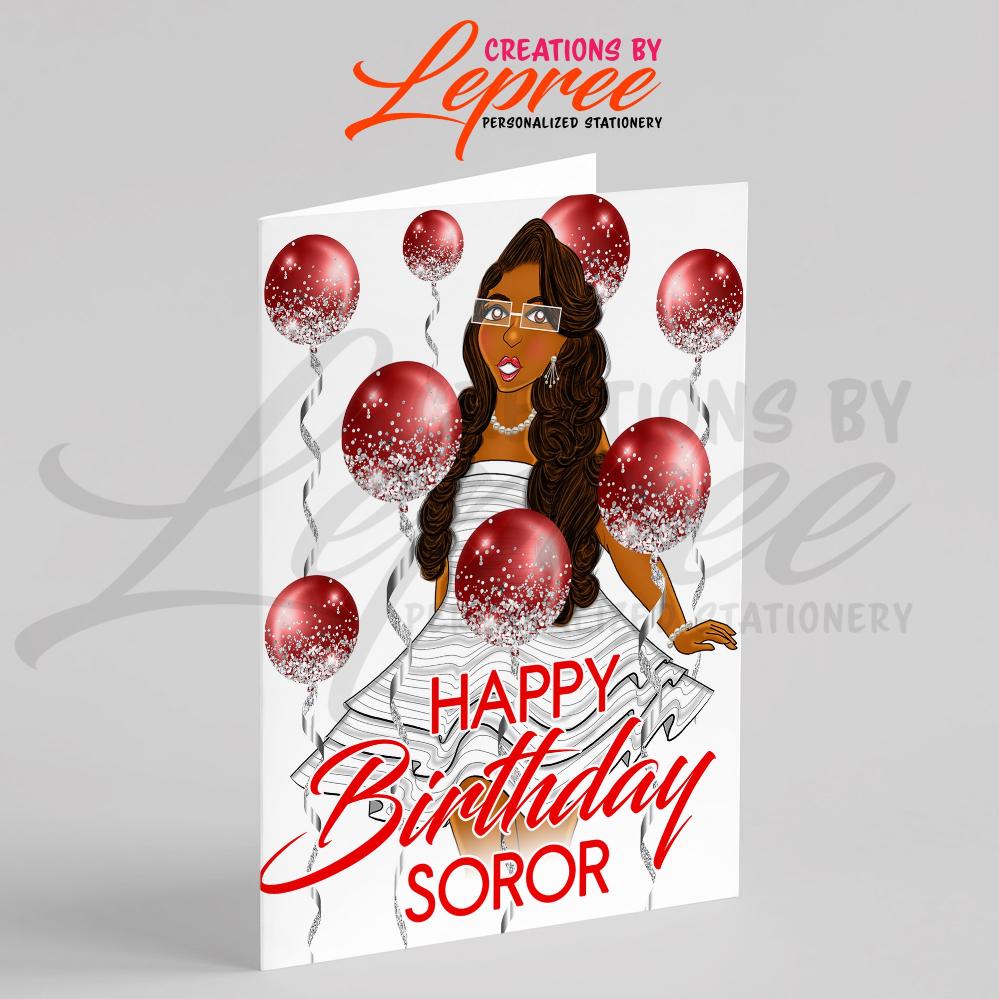 Delta Sigma Theta Birthday Card, Personalized Soror Card - Etsy, image size:2000x2000