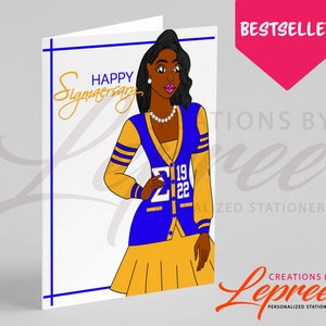 Sigma Gamma Rho, Tarjeta personalizada SGRho, Tarjeta Sigmaversary
