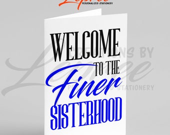 Zeta Phi Beta Welcome to the Sisterhood, Membership Cards, Sorority Gift