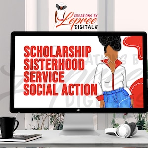 Delta Sigma Theta Desktop Wallpaper | DST Digital Wallpaper | Digital Art Background