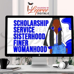 Zeta Phi Beta Sorority Desktop Wallpaper | Zeta Digital Wallpaper | Digital Art Background