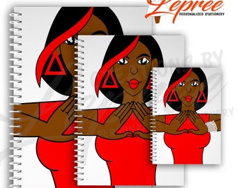 Delta Sigma Theta Notebook, DST gepersonaliseerde zwarte studentenvereniging notebook