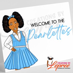 Personalisierte Pearlette-Willkommenskarten, Willkommen bei Pearlette-Karten
