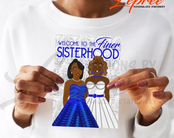 Welcome to the Sisterhood Cards, Zeta Phi Beta Cards, ZPB Greeting Cards