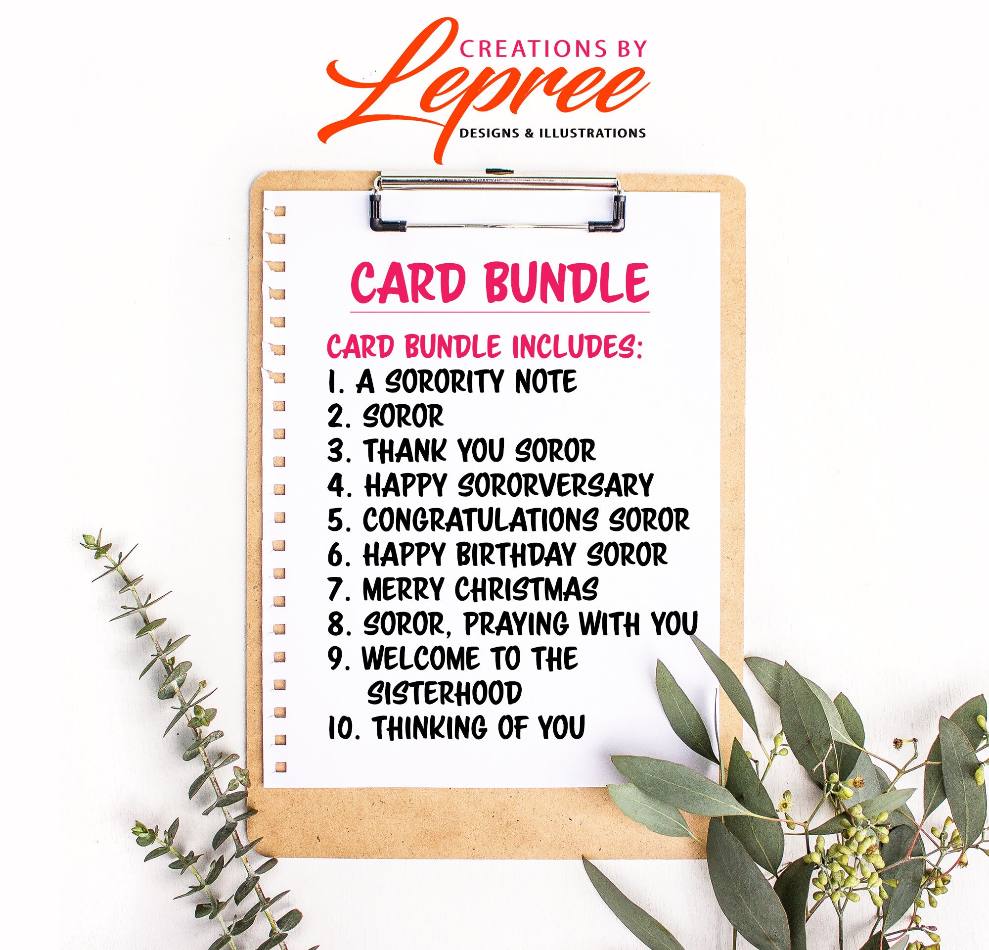 Personalized Zeta Amicae Card Bundle, Black Sorority Card Personalized Zeta Amicae Card Bundle, Black Sorority Card