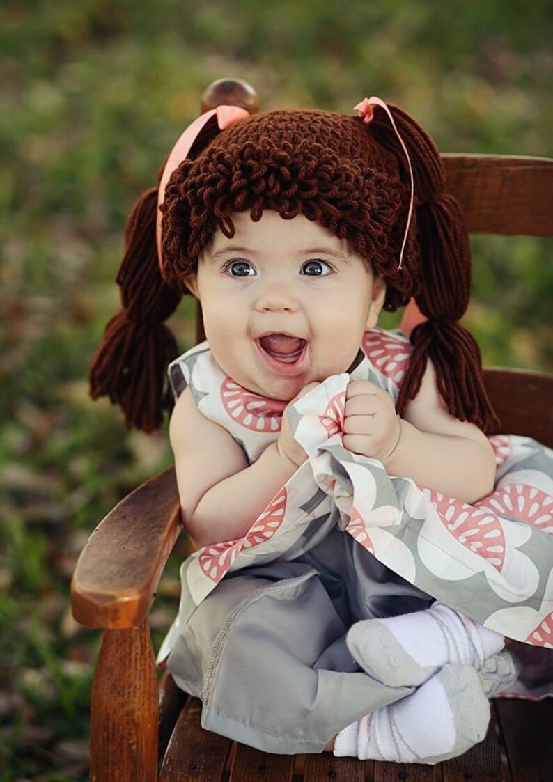 Crochet Cabbage Patch Hat Etsy