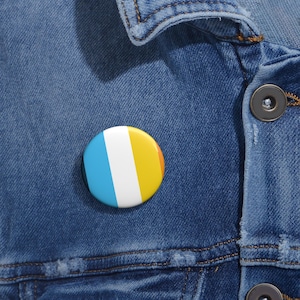 Aromantic Asexual (AROACE) Pride Flag Pin Button  LGBTQ+ Pride Accessory, Enamel Lapel Pin, AroAce Community Gift