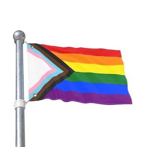 Pride Double-Sided Rainbow Flag: LGBTQ+ Celebration Banner