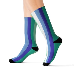 Gay Men Pride Flag Socks - Pride Flag MLM Clothes Pride Month Merch Comfort Wear LGBTQIA Pride Flag Socks - Gay Man Flag LGBT Clothes Socks