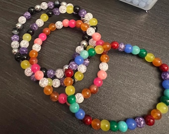 Pride Flagge Perlen Armbänder