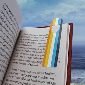 Aromantic Asexual Pride Flag Steel Bookmark - Colorful Reading Accessory Perfect Gift for Book Lovers Teachers Students LGBT AroaceFlag