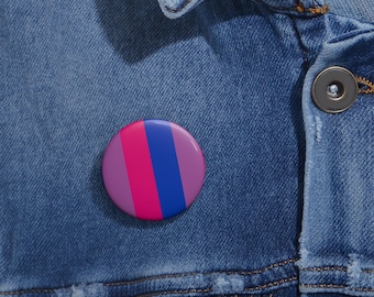 Pin de esmalte con la bandera del orgullo bisexual: accesorio para el mes del orgullo LGBTQ+