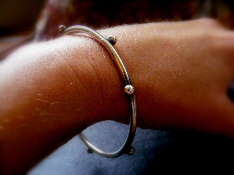 アクセサリー silver925 trinity bangle Tri-Color 925 Sterling Silver Twisted Bangle Bracelet Brass
