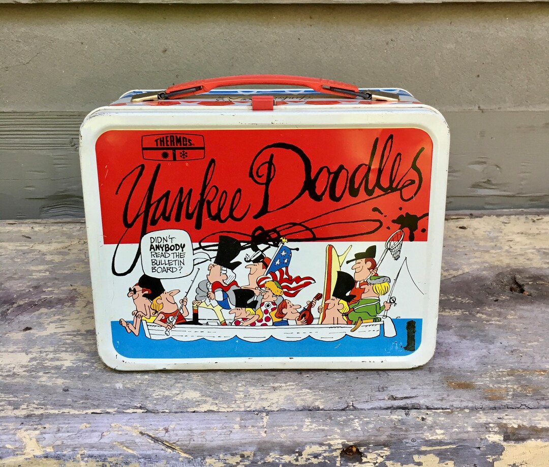 Yankee Doodles Vintage Lunchbox and Thermos Etsy