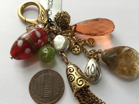Vintage Chicos Key Chain Ring NOS Original Tags H… - image 9