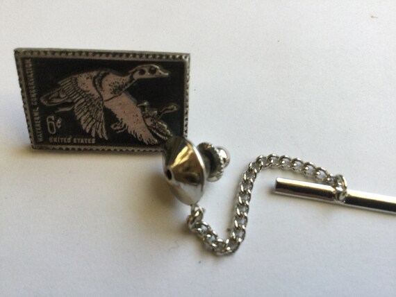 Pewter Tie Tack Waterfowl Conservation Bird NOS V… - image 8