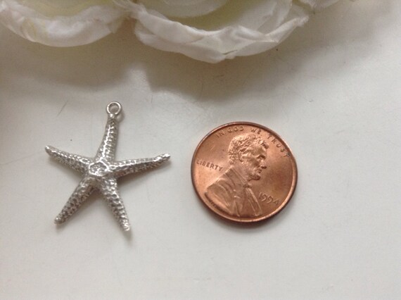 Starfish Charm Pendant  Sterling 925 Ocean Life  … - image 3