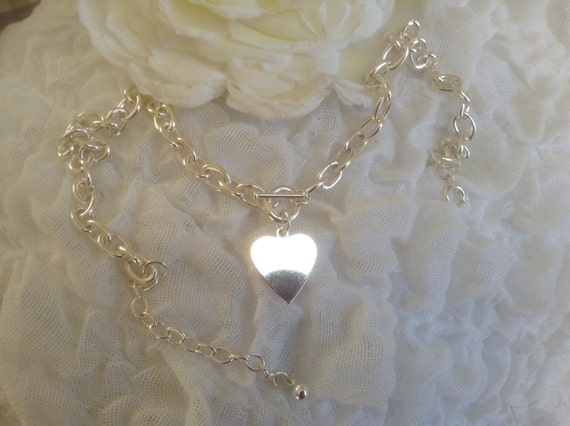 Heart Toggle Necklace Adjustable Valentine Romant… - image 4